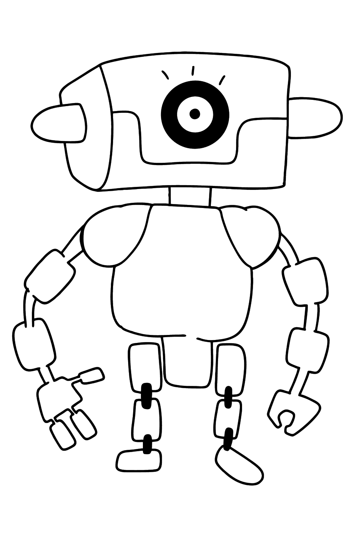 Robots coloring pages for kids â online and print for free