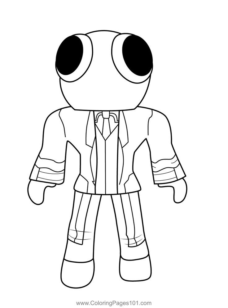 Red rainbow friends roblox coloring page pikachu coloring page drawings of friends coloring pages for kids
