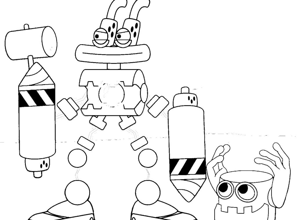 Pãginas para colorir rainbow friends â wubbox â my singing monsters â colorindo pãginas my singing monsters wubbox para colorir