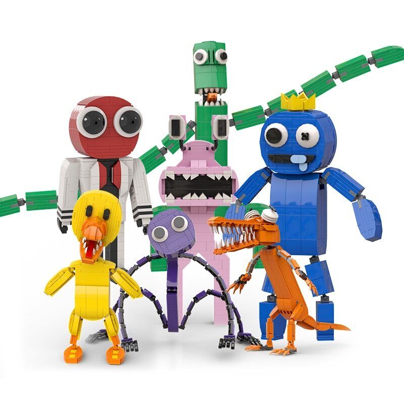 Rainbow friends monster model building toys set kids gifts for christmas