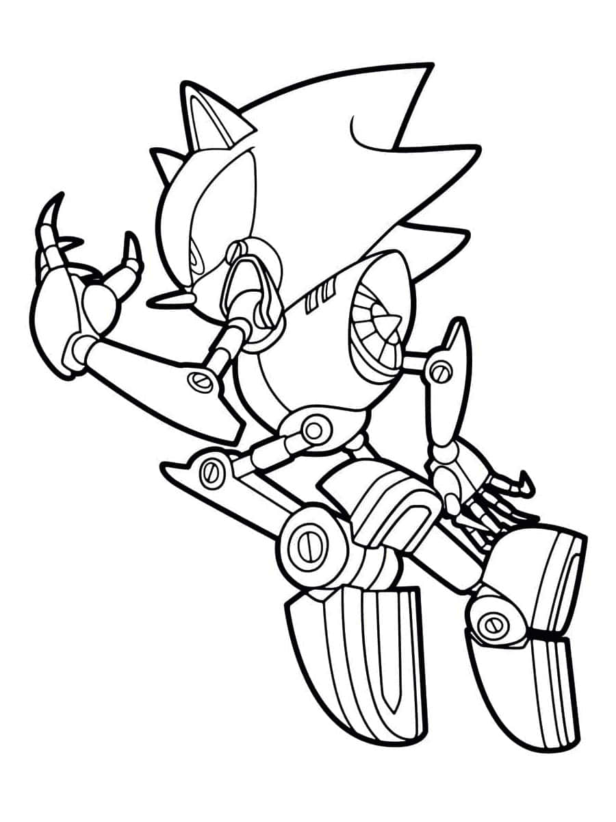 Sonic the hedgehog coloring pictures