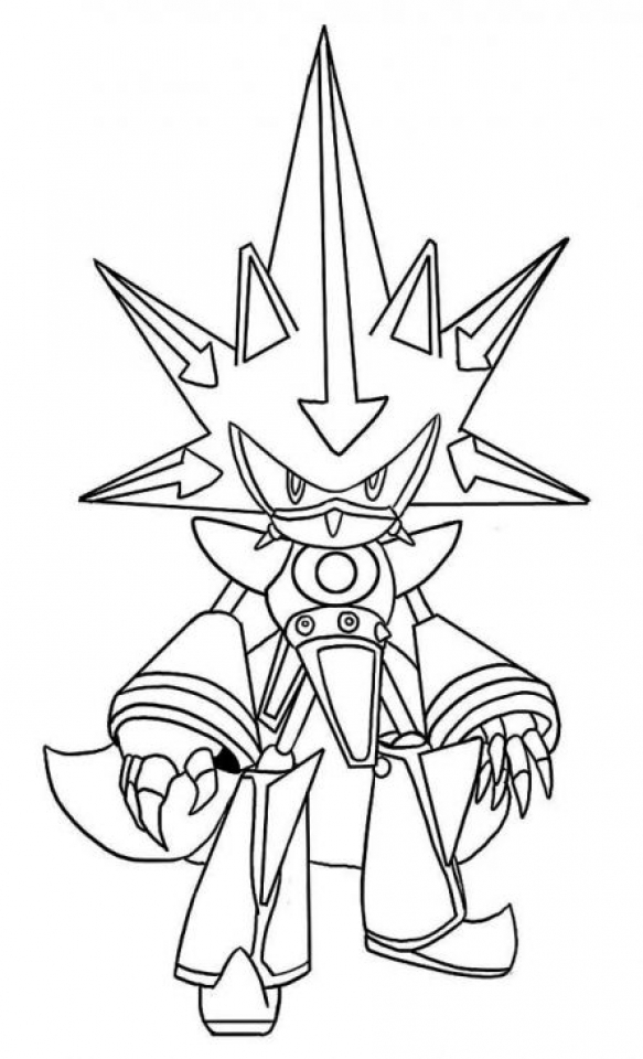 Get this printable sonic coloring pages online