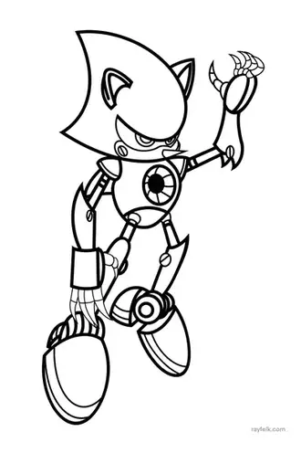 Sonic coloring pages