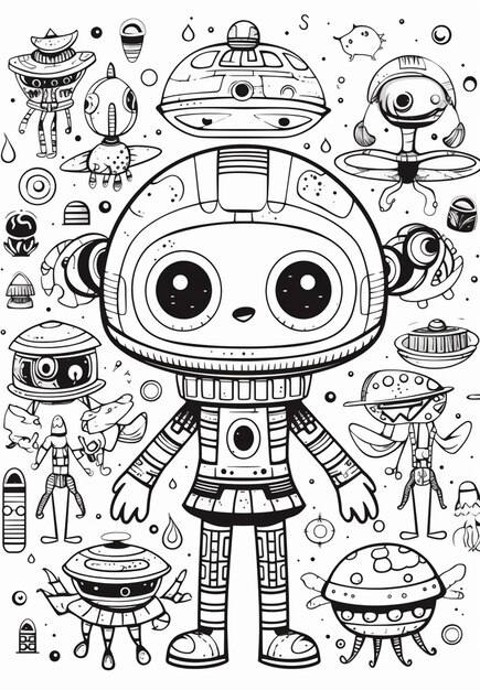 Page train coloring page kids pictures