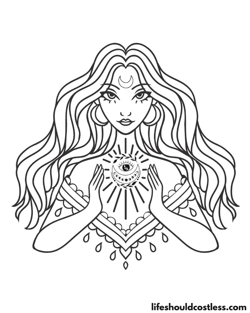 Witch coloring pages free printable pdf templates