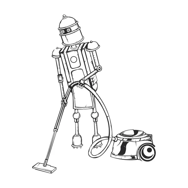 Illustration of steampunk robot stock vector by antonantipov