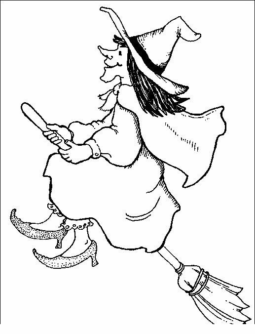 Coloring page witch characters â printable coloring pages