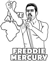 Singers coloring pages pop stars