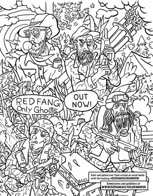 Red fang currently touring launch coloring book contest metal shock finland world assault