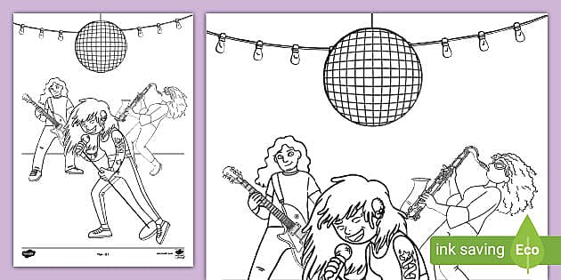 Eurovision coloring sheets teacher