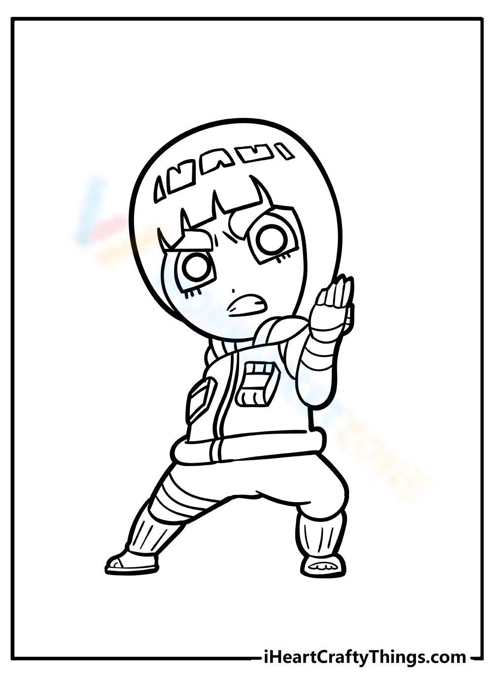 Rock lee worksheet