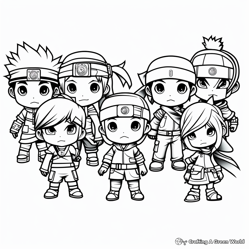 Naruto coloring pages