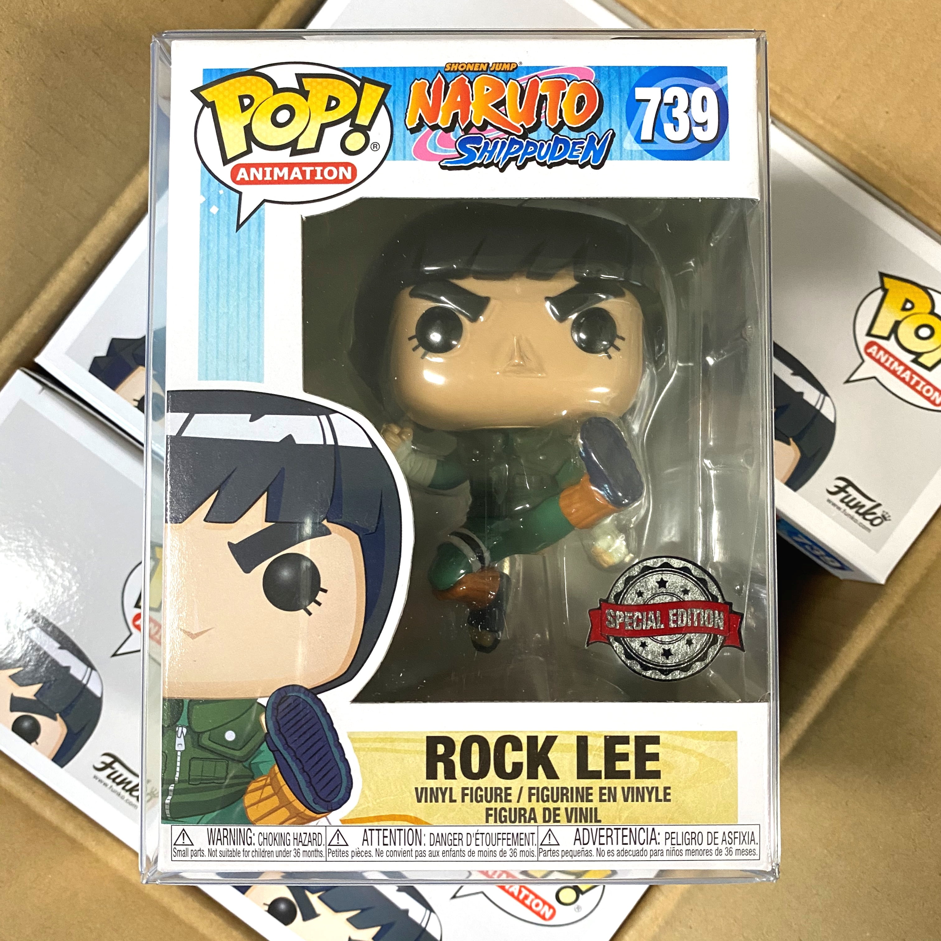 Funko pop naruto shippuden rock lee vinyl figure mint box