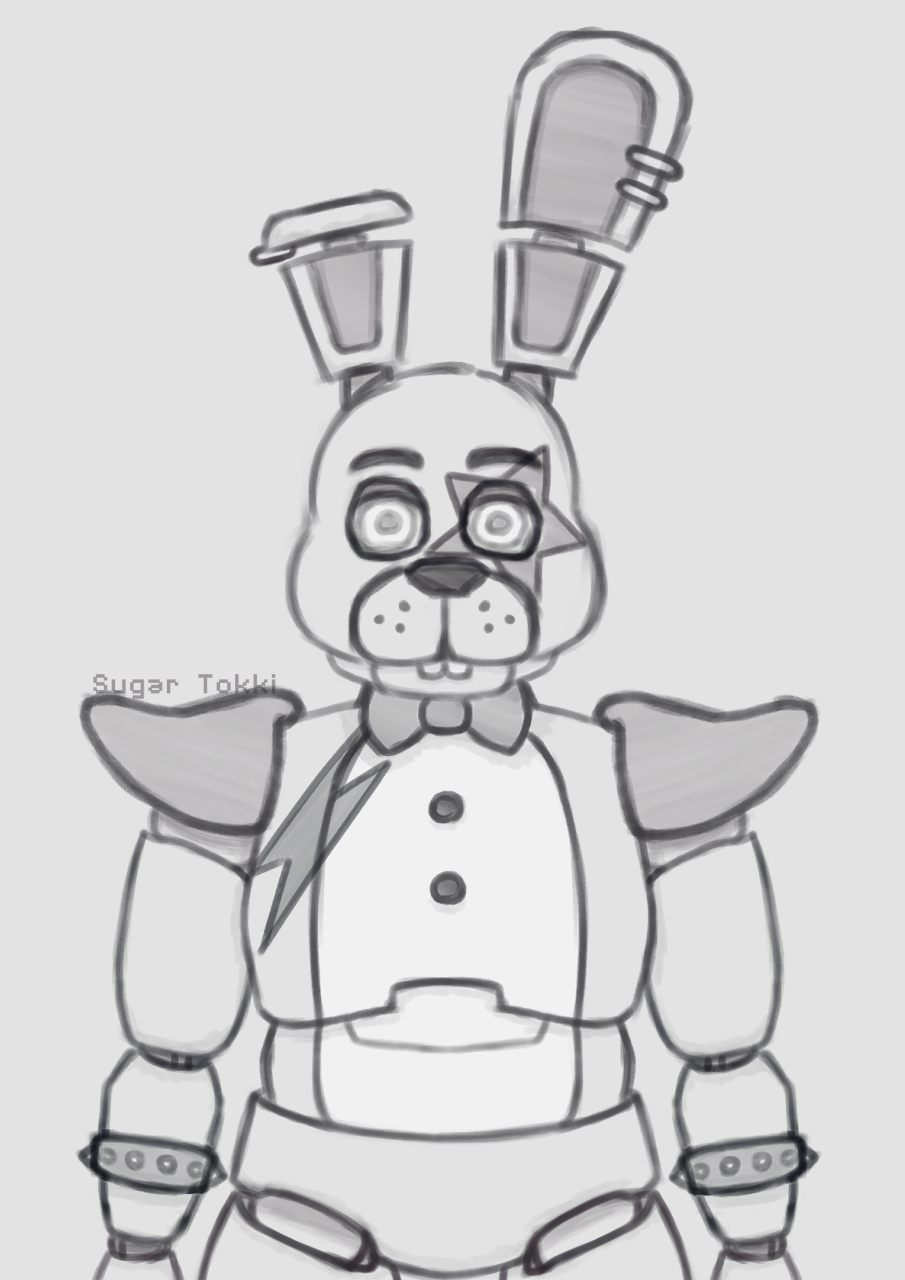 My superstar â glamrock bonnie rfivenightsatfreddys
