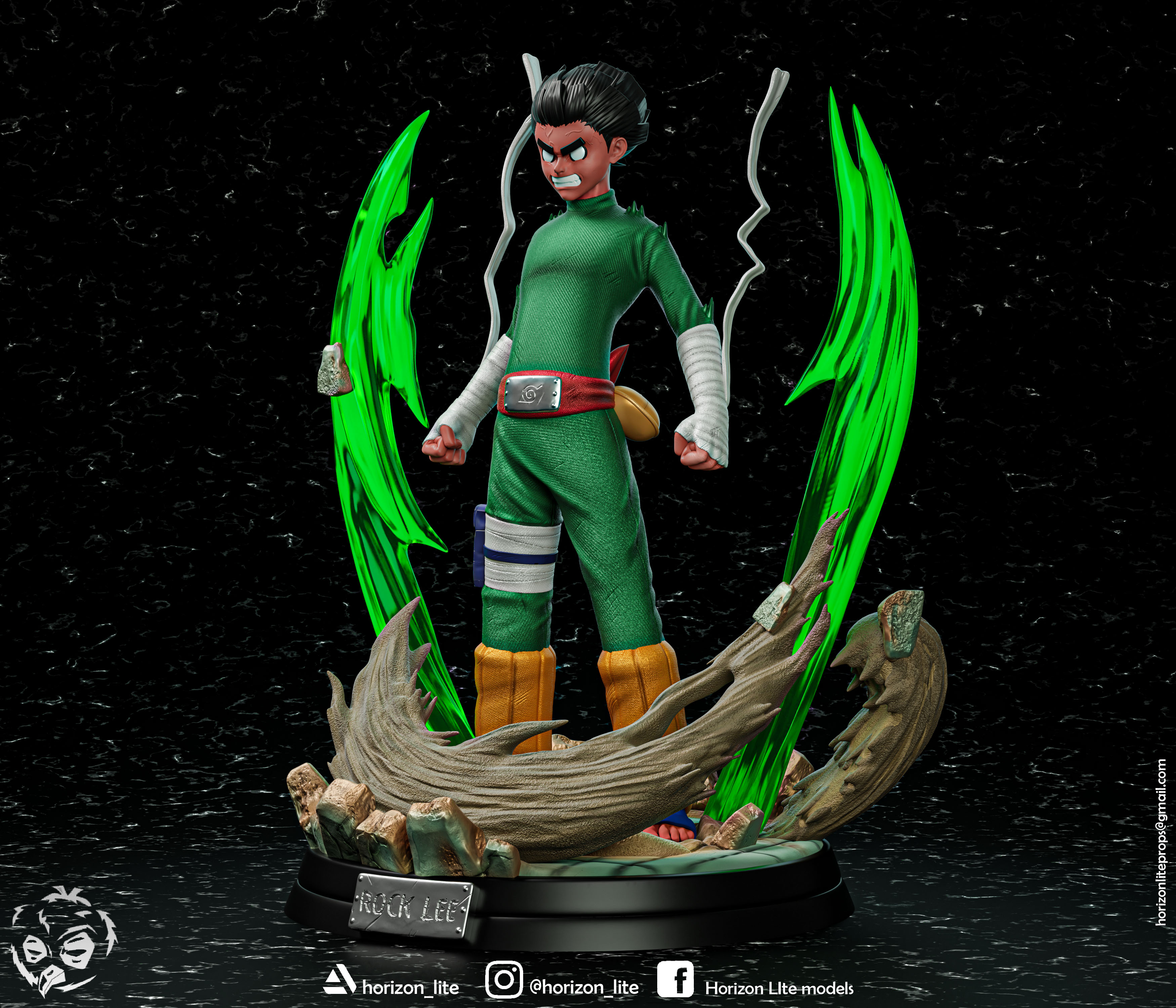 Stl file rock lee