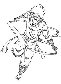 Rock lee coloring pages ideas rock lee ninja battle coloring pages