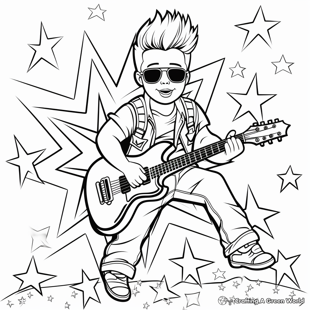 Music coloring pages
