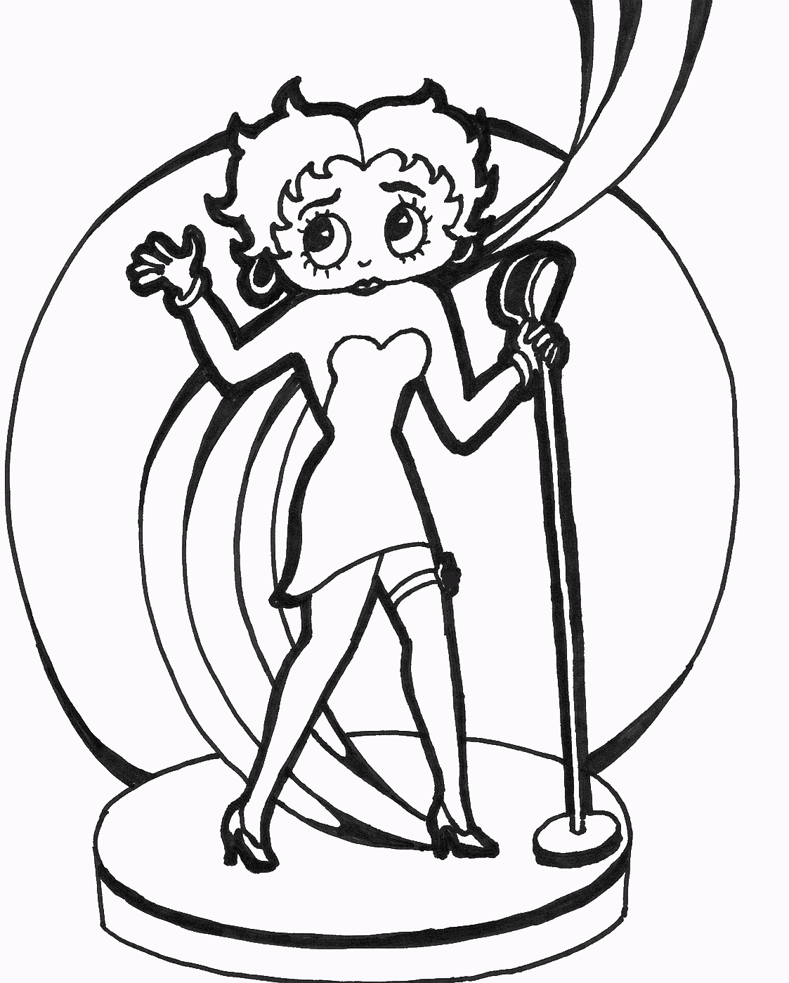 Rock star coloring pages