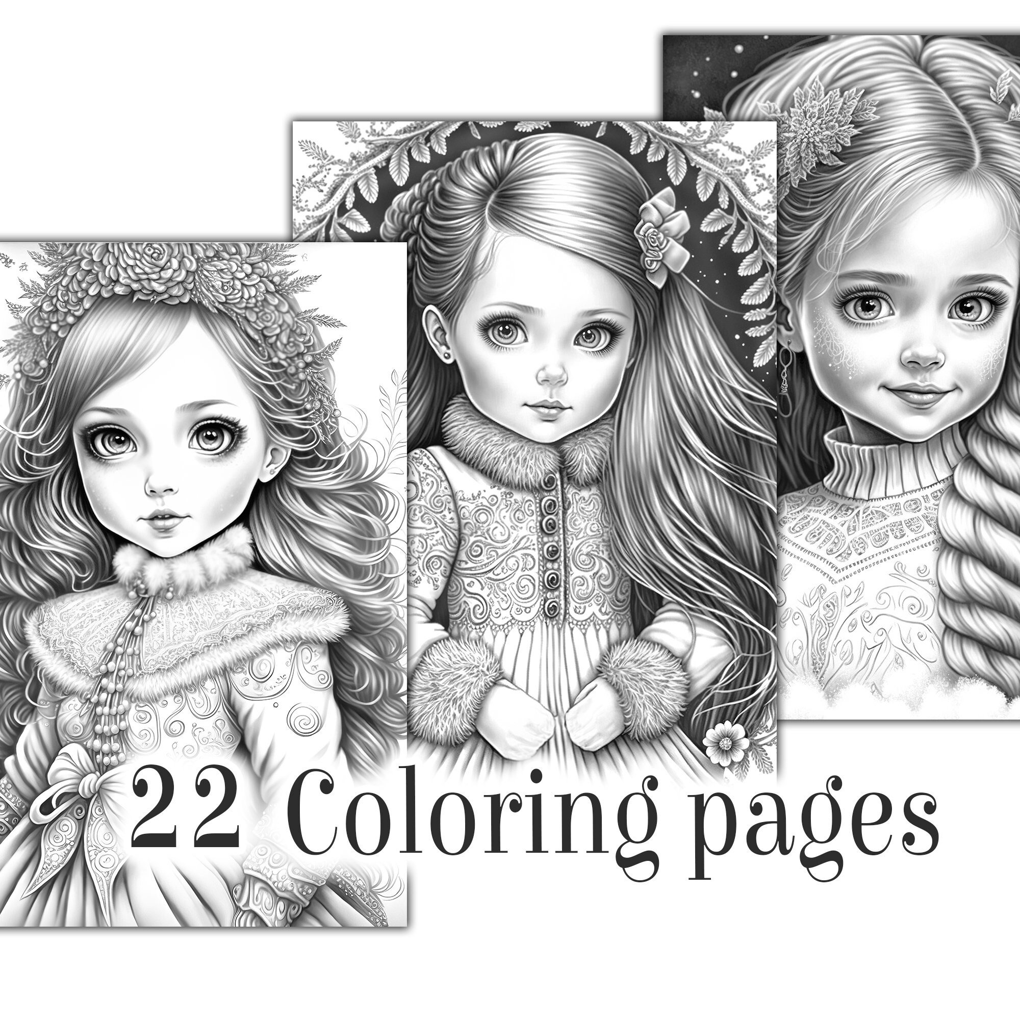 Pinup coloring page