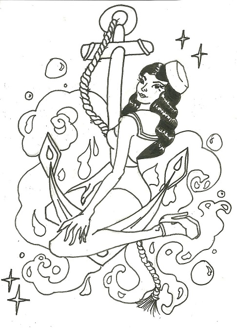 Sailor pin