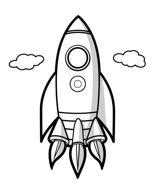 Page rocket coloring pages pdf images
