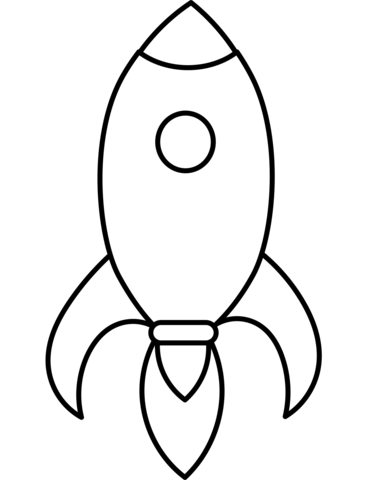 Rocket coloring page free printable coloring pages