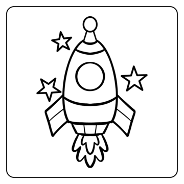 Coloring page of rocket and spaceship coloring pages space rocket coloring sheets space rocket coloring pages space rocket tracing template spaceship drawing rocket drawing space drawing png transparent image and clipart for