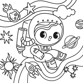 Page rocket clipart black white images