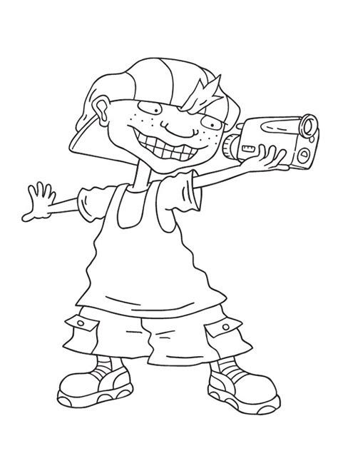 Rocket power filming colouring image rocket power cartoon tattoos candy drawing