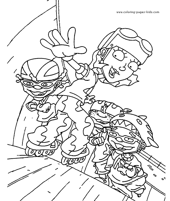 Rocket power color page