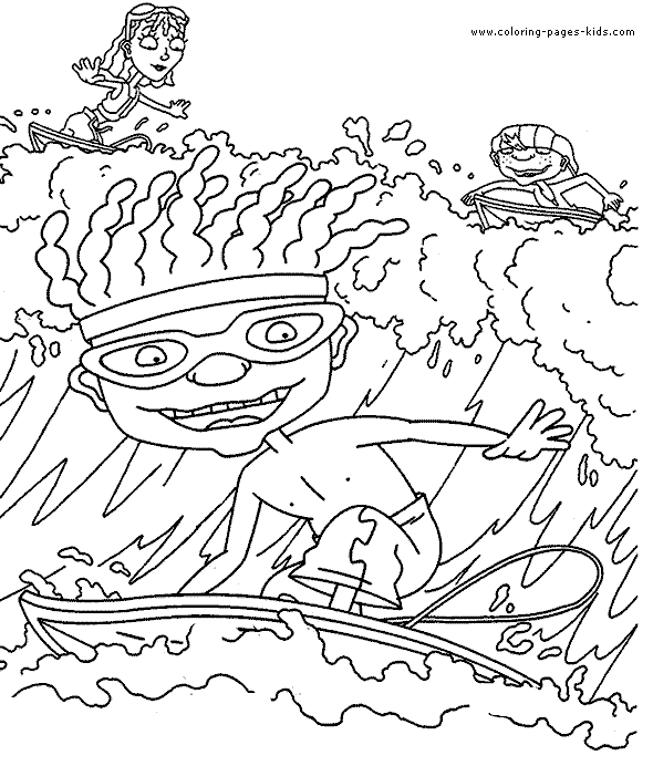 Rocket power color page