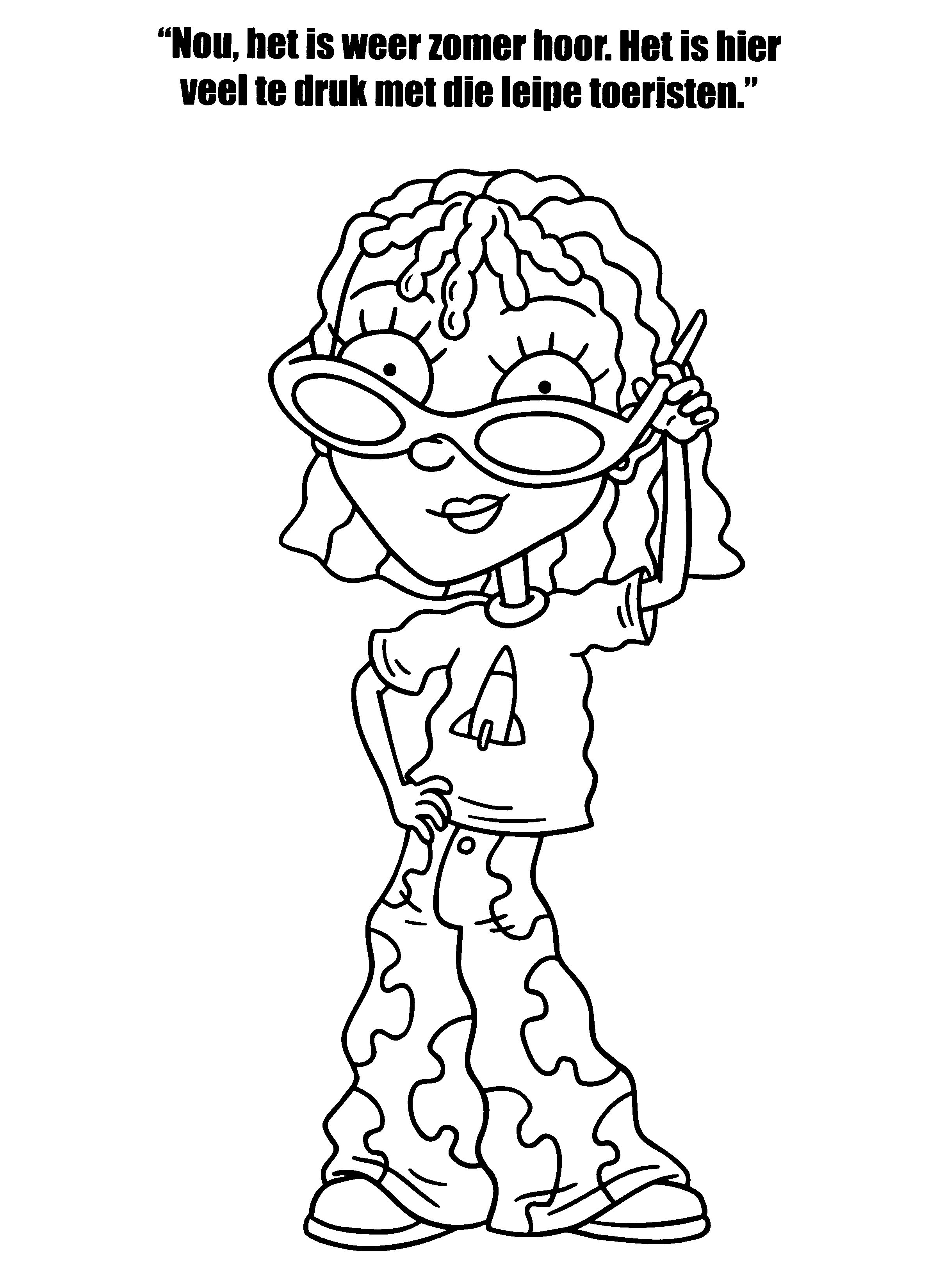 Desenhos para colorir rocket power pãginas para colorear lindas lienzos pintados libro de artista