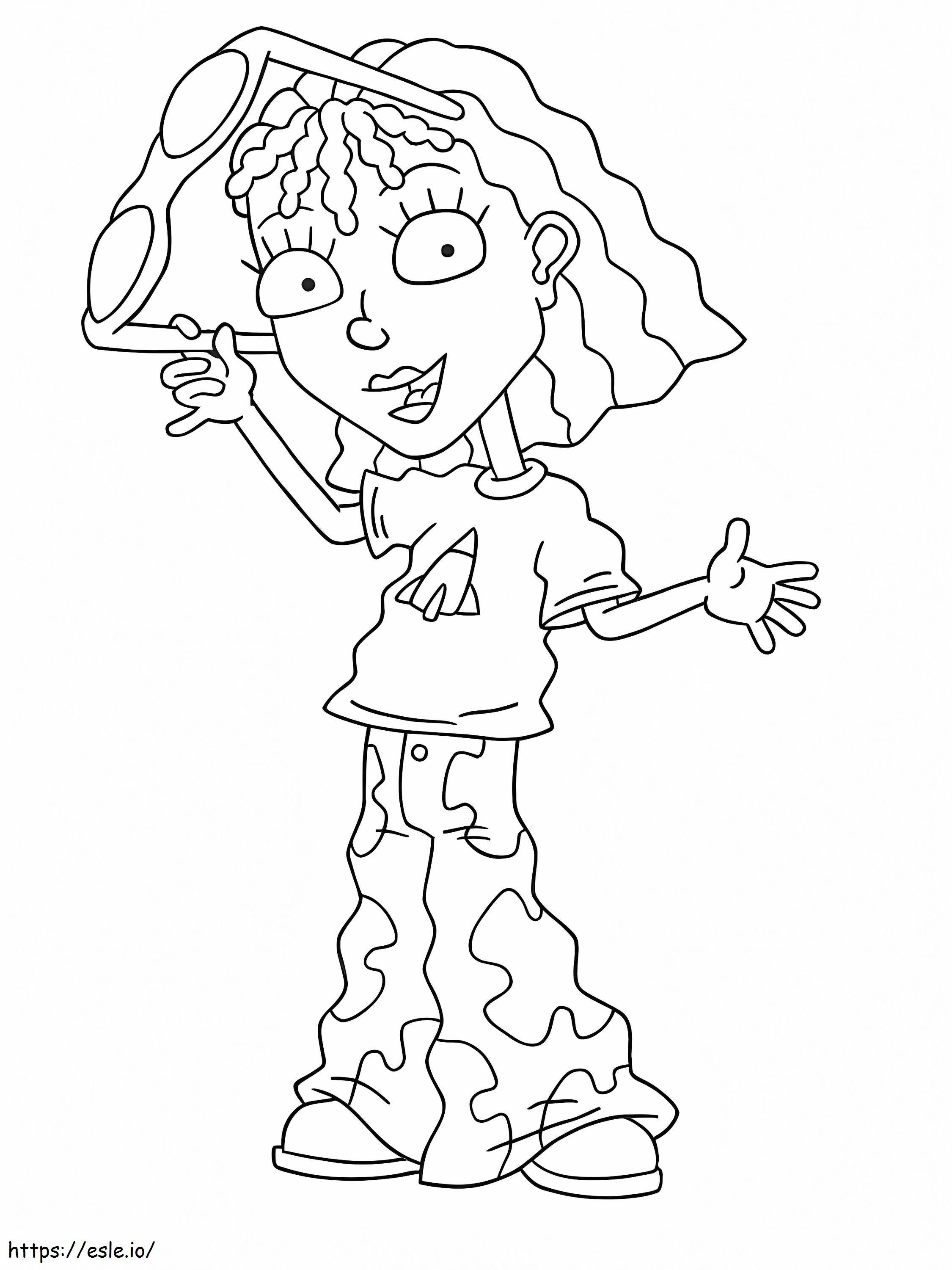 Regina rocket from rocket power coloring page