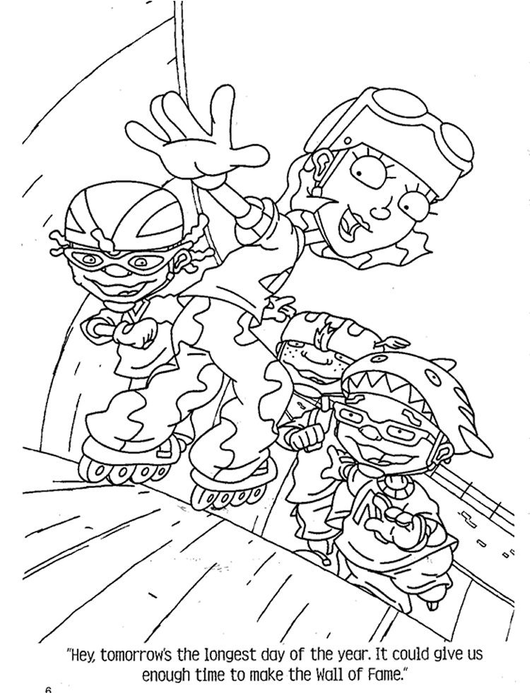 Coloring page rocket power cartoons â printable coloring pages