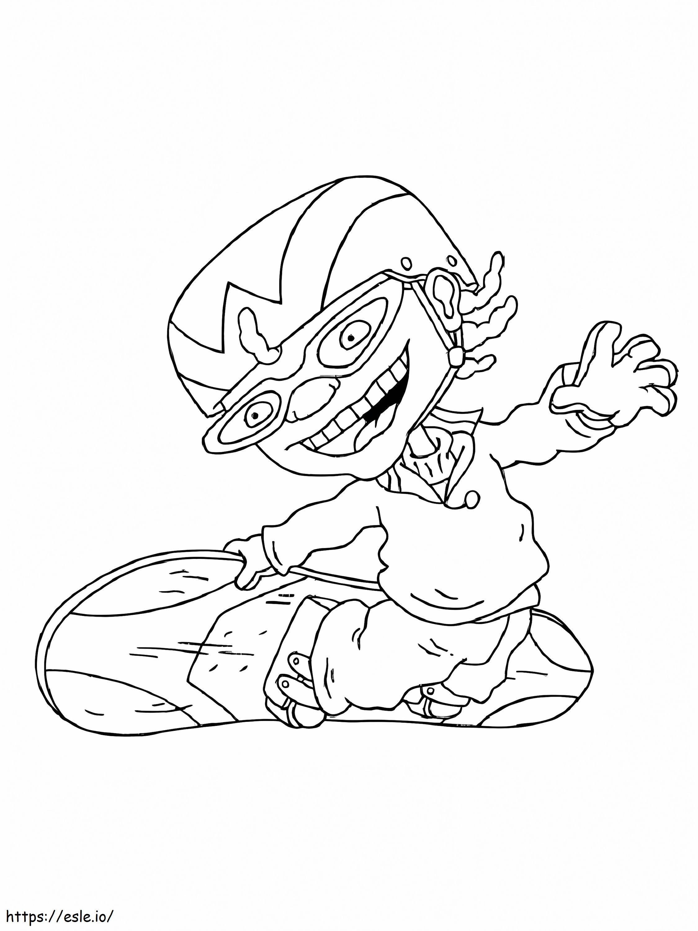 Rocket power coloring page