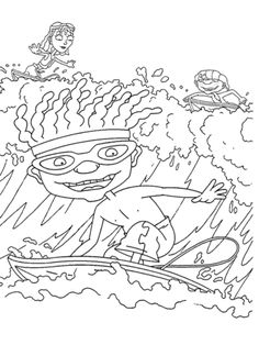 Rocket power ideas rocket power free printable coloring pages coloring pages