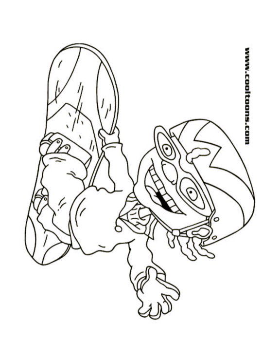 Best rocket power coloring pages for kids