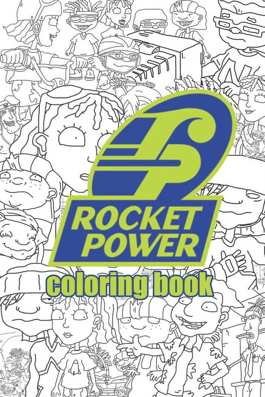 Rocket power coloring book paperback