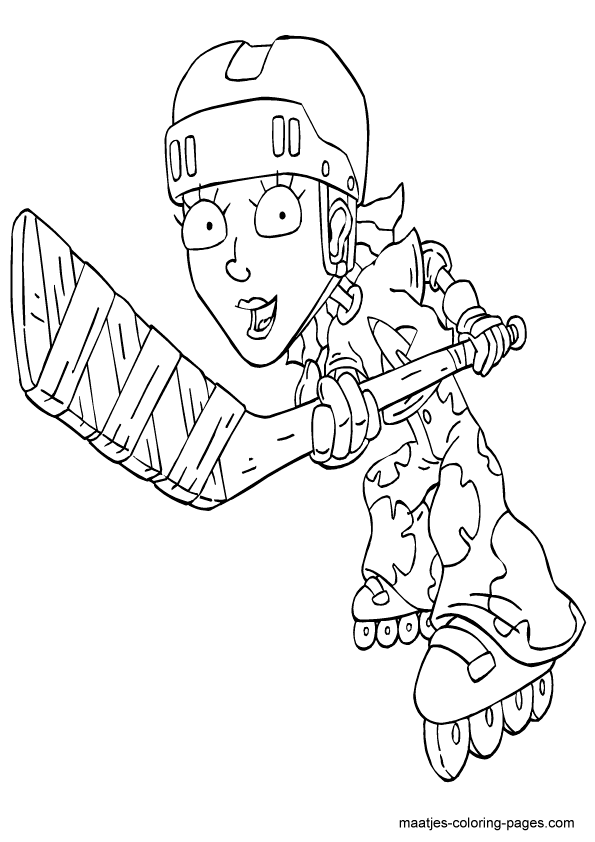 Rocket power coloring page