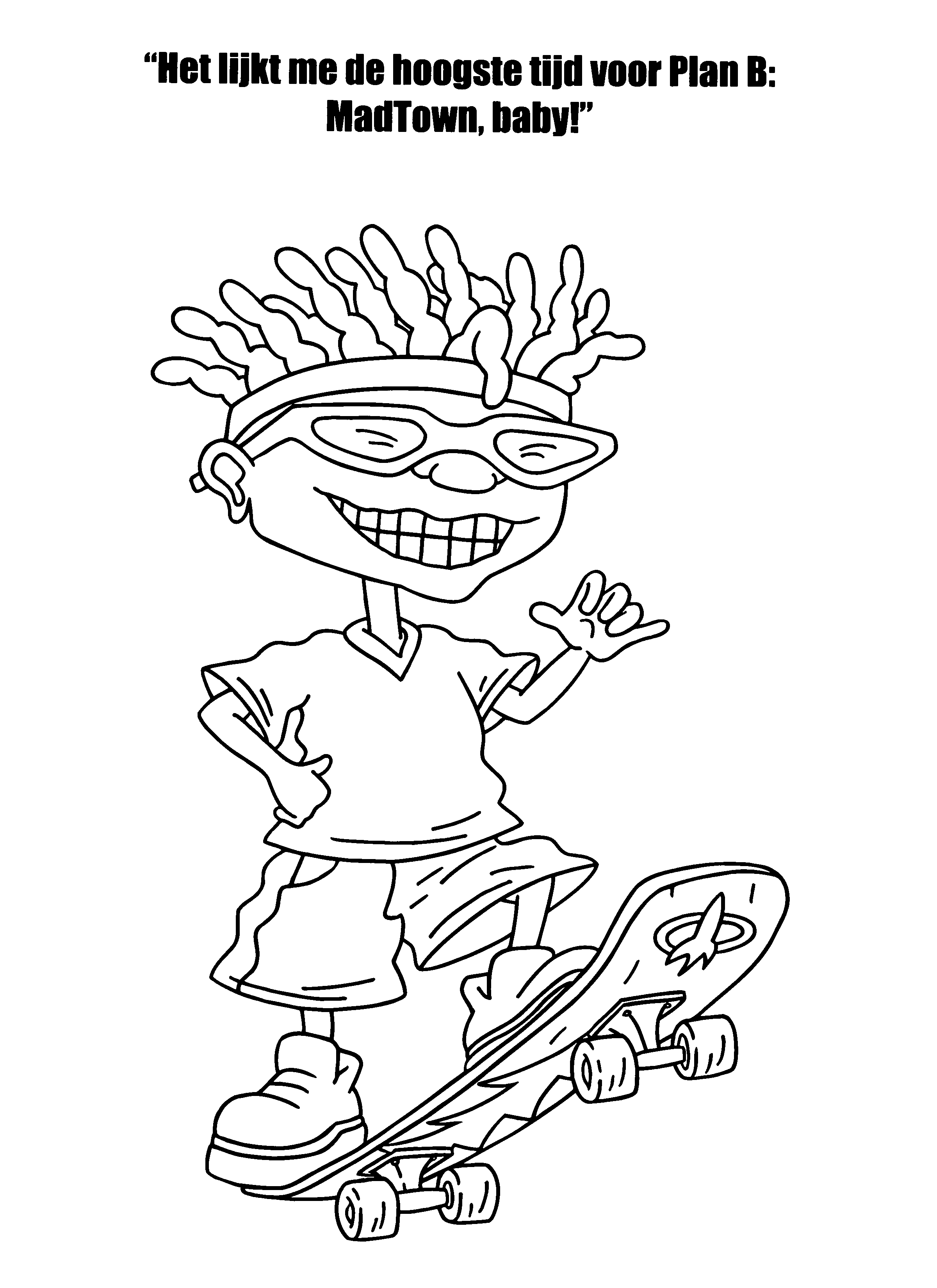 Rocket power free printable coloring sheets