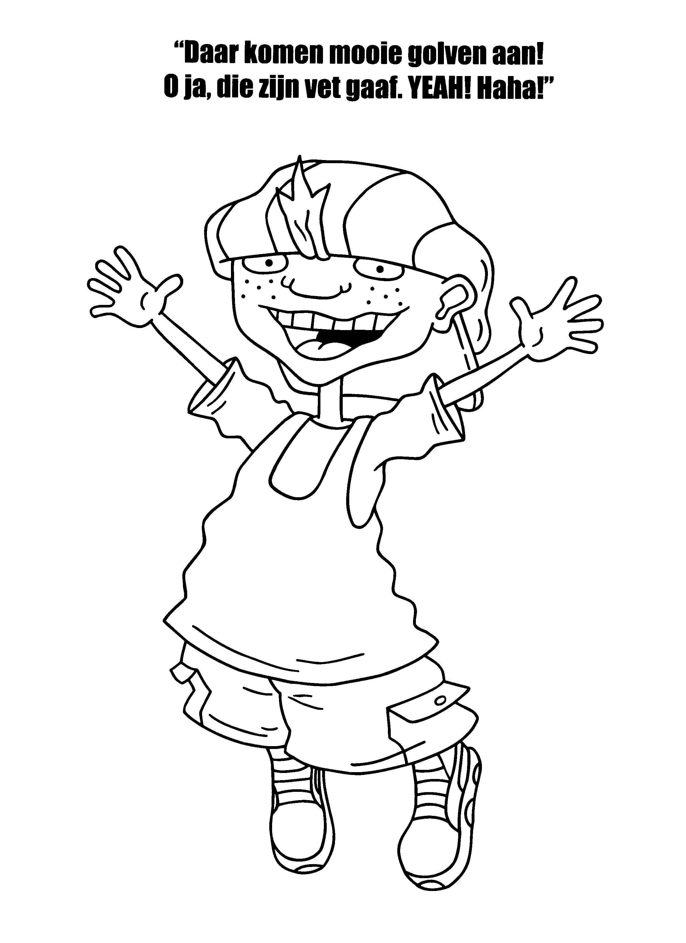 Free printable coloring sheets rocket power