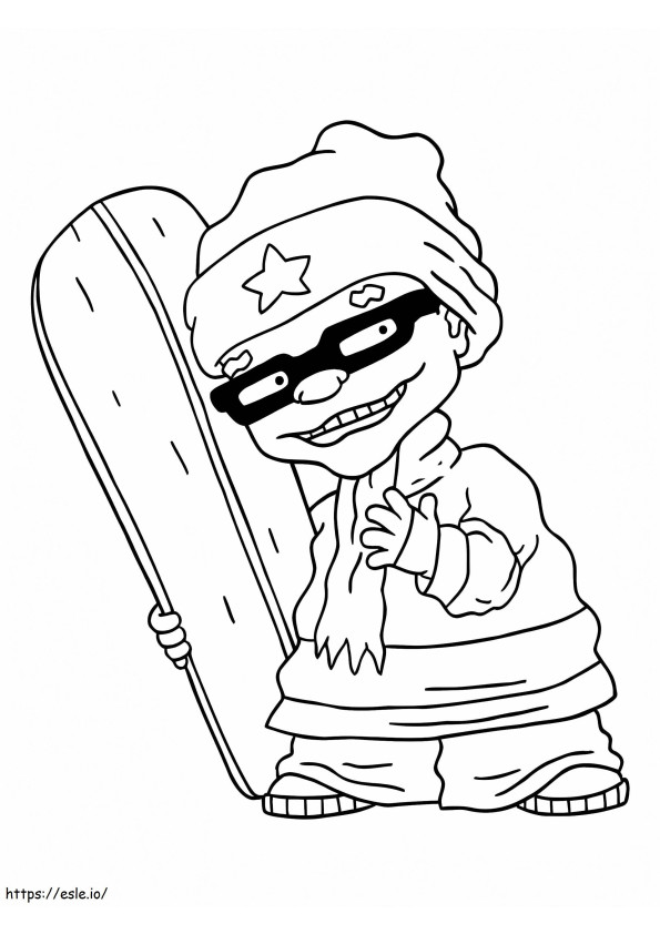 Rocket power coloring page