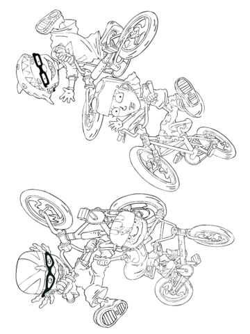 Rocket power coloring page free printable coloring pages