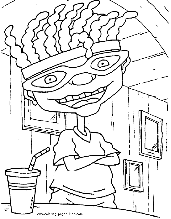 Rocket power color page
