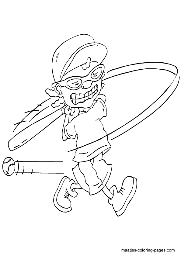 Rocket power coloring page