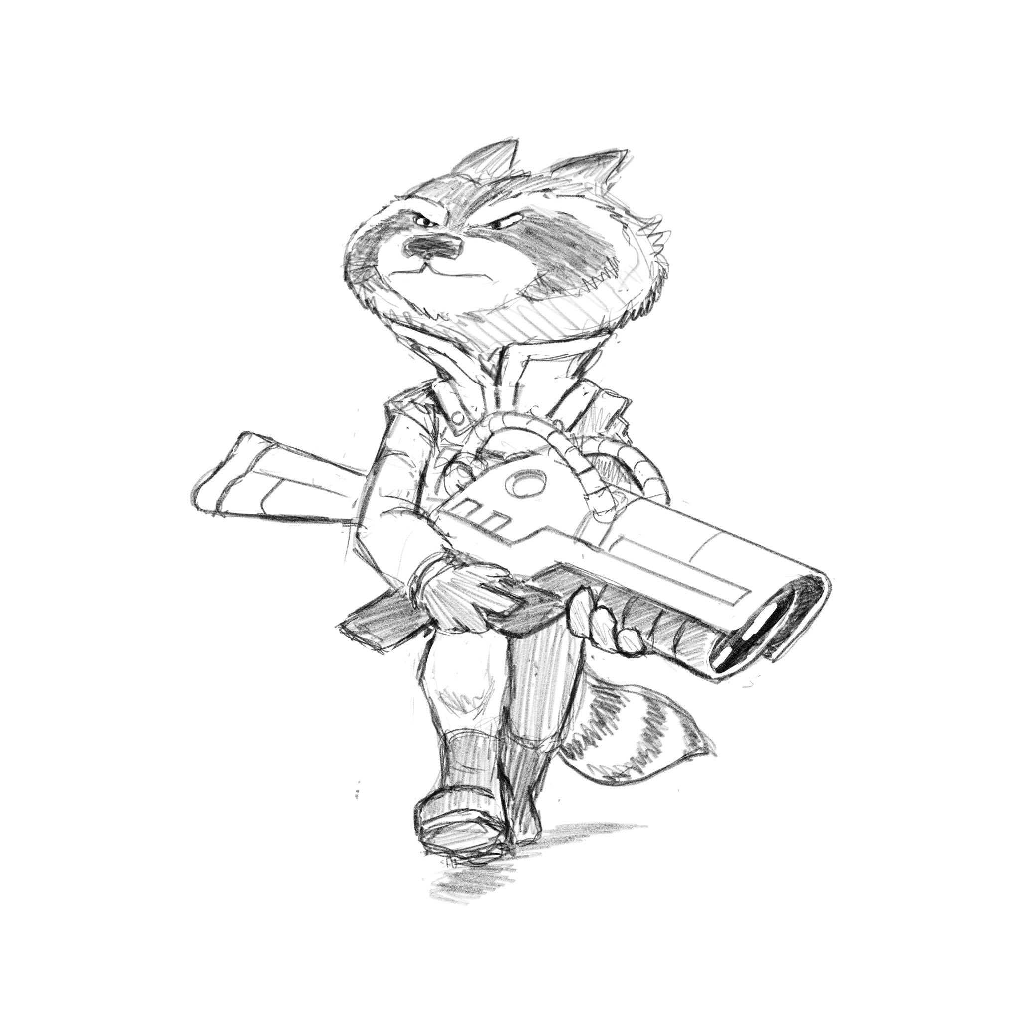 Tony helms on x rocketraccoon doodle drawing sketch guardiansofthegalaxy raccoon adobefresco httpstcomvxjdxhul x