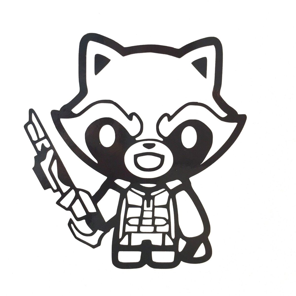Guardians of the galaxy rocket racon vinyl decal sticker