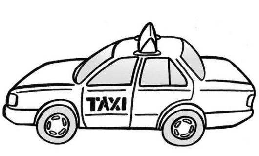 Best taxi car coloring sheet dessin gratuit feuilles ã colorier coloriage