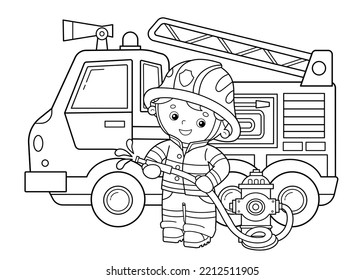 Transport coloring book over royalty
