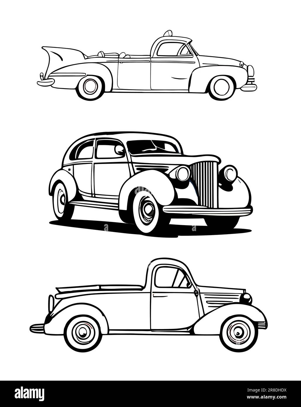 Child colouring book car hi
